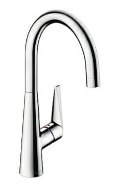 CERAHG72810Rhansgroheクロムキッチン用湯水混合栓吐水方法：泡まつ代引き不可メーカー直送