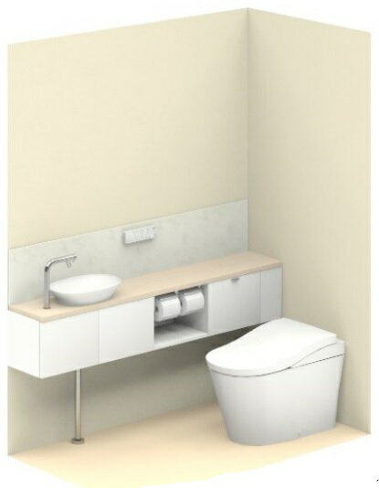 STOTOレストルームドレッサープレミアムリーズ CES9820#NW1WL一体形便器ネオレストLSULUNEAN1585SHカウンターセット ULTNEAN1...