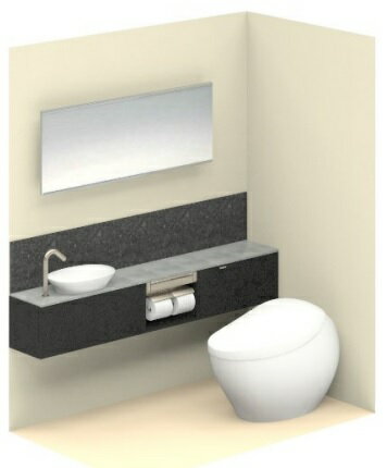 STOTOレストルームドレッサープレミアムシリーズCS902BKVN#NW1(一体形便器ネオレストNX)ULUPEAR1680AE(カウンターセット)ULTPE...