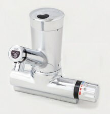 ミナミサワSS2VMWスイスイミックス台付サーモスタット混合水栓（2穴）電池付