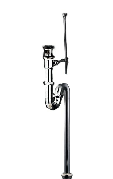 TOTOT7S11 洗面器用排水金具ポップアップ式排水金具Sトラップ（床排水）...