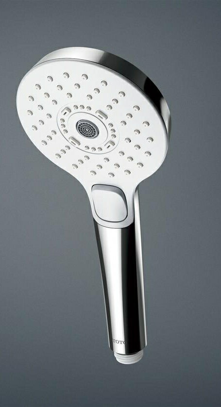 TOTO THC69Cシャワーヘッド（コンフォートウエーブ3モード、めっき） 基本配送はメーカー直送（代金引..