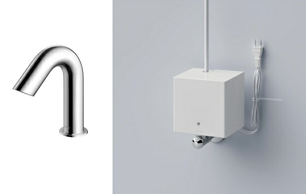 4台　TOTO台付自動水栓アクアオートTLE28SS1W 楽天市場】[TLE28SS1W]TOTO アクアオート 台付自動水栓 Aタイプ 発電