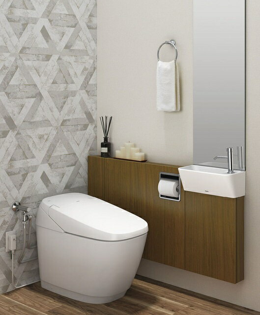 乐天商城 - LIXIL サティスGタイプリトイレYHYH-G315-D1SHR12/WLMW(便器手洗器セット)CF-96A(分岐栓)FKF-AC70C(タオルリング) KF-D3611AS(スリムミラー)メーカー直送代引決済不可