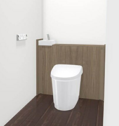 LIXILYDS-H385P4/JZW(手洗付・H5グ レード・901-950mmJフィットCF-H10PH(155) (塩ビ排水管155用) SUC-P881/JZ (エンドパネル小/ウォルナット)SUC-P881-1(エンドパネル大)/ウォルナット)SUC-P813(固定金具セット)メーカー直送