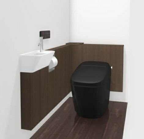 LIXILYHYS-G316-D1L1HL14A/BJRW排水芯200mmサティスGタイプロトイレ手洗器付(GY6グレード・床排水・L型・左仕様)CF-96A ...