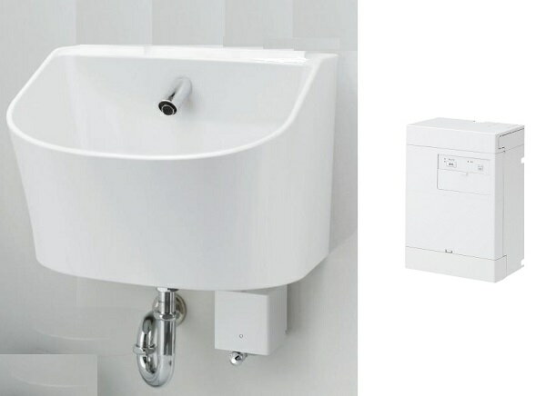 乐天商城 - TOTOLSE850RPスタッフ用手洗器（AC100V電気温水付自動水栓）壁排水LS850R#NW1+TLE41001J+REAH03B11R+T6PG3+T9R+T8C+TL347CU+RHE436-30+RHE710R画像は壁排水
