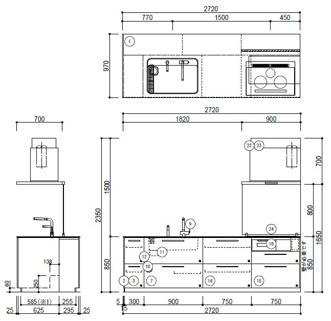 TOTO��������å�2720�ߥ�CRASSOPLAN17��Τ�