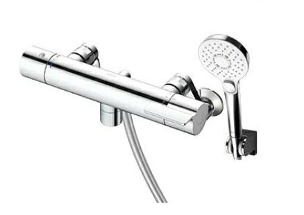 TOTOTBV03451J浴室水栓壁付サーモ混合水栓（ウエーブクリック、めっき、調圧弁）【注】11月中のご注文..