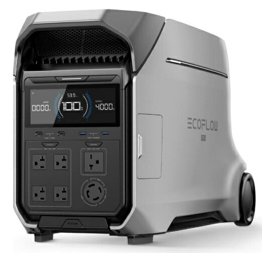 �����ե���EFDELTAPRO3-JP684-0812�ݡ����֥��Ÿ����̡�51.5kg��������34.1��69.3��41.04��ʡ�3600W���̡�4096Wh����1.8���ֶ�̳�ѥݥ�ס�20.8������¢�ˡ�2����200V��������2.2����EcoFlow�᡼����ľ��