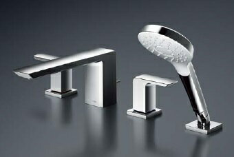 TOTOTBG02202JA2ハンドルバス水栓ホース付き（1900ミリ）スパウト221ミリ(4)