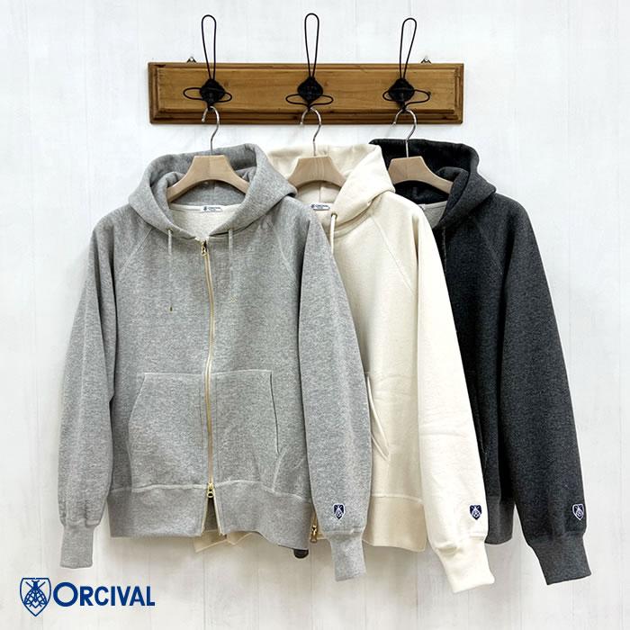 オーシバル パーカー メンズ オーシバル ORCIVAL メンズ レディース フレンチテリー ジップ パーカー OR-C0153 (全2色) 2024SS 新入荷 定番 アイテム 送料無料 あす楽