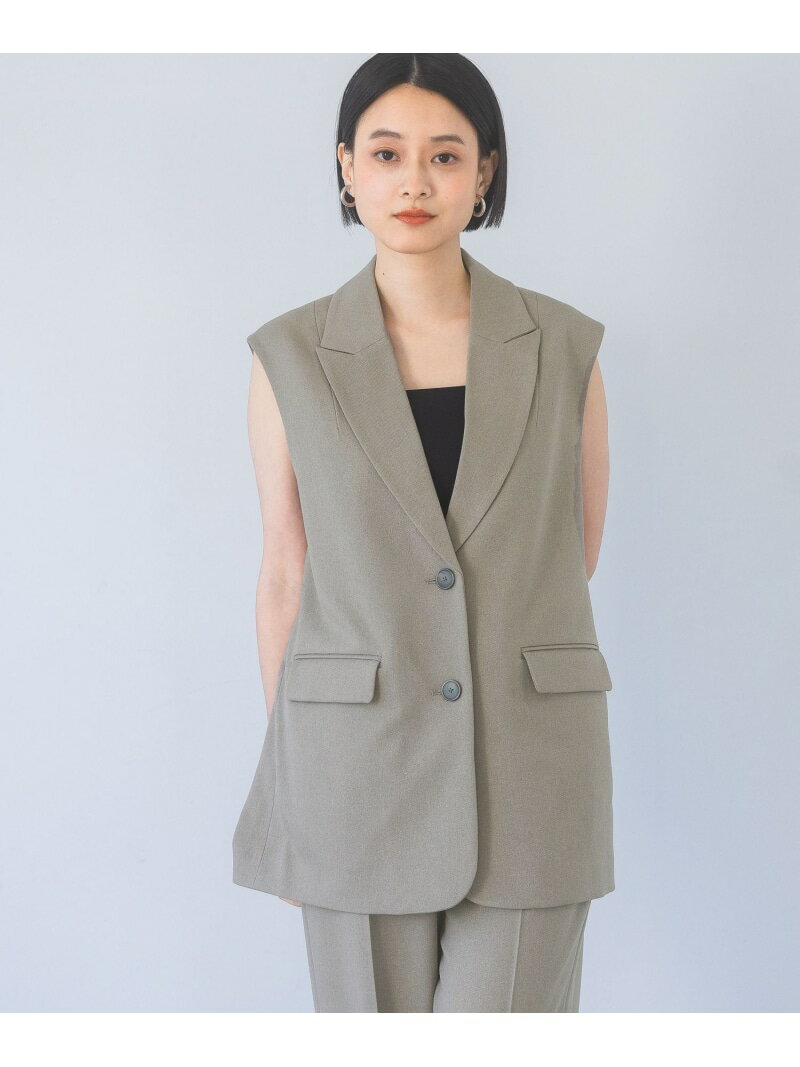 【SALE／60%OFF】【セットアップ対応】LNTサージベスト A part by アパートバイ トップス ベスト・ジレ..