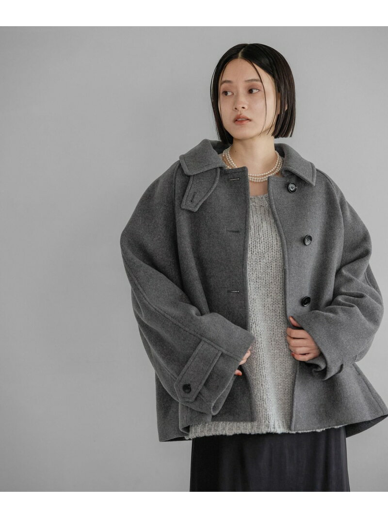 スーパー100ステンカラーコート A part by アパートバイ ジャケット・アウター ステンカラーコート グ..