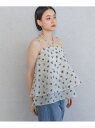 【SALE/50%OFF】フラワージャガードキャミチュニック A part by アパートバイ トップス キャミソール ブラック ホワイト【RBA_E】【送料無...