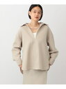 【SALE/60%OFF】ボンディングVプルオーバー A part by アパートバイ トップス スウェット・トレーナー グレー ベージュ【RBA_E】[Rak...