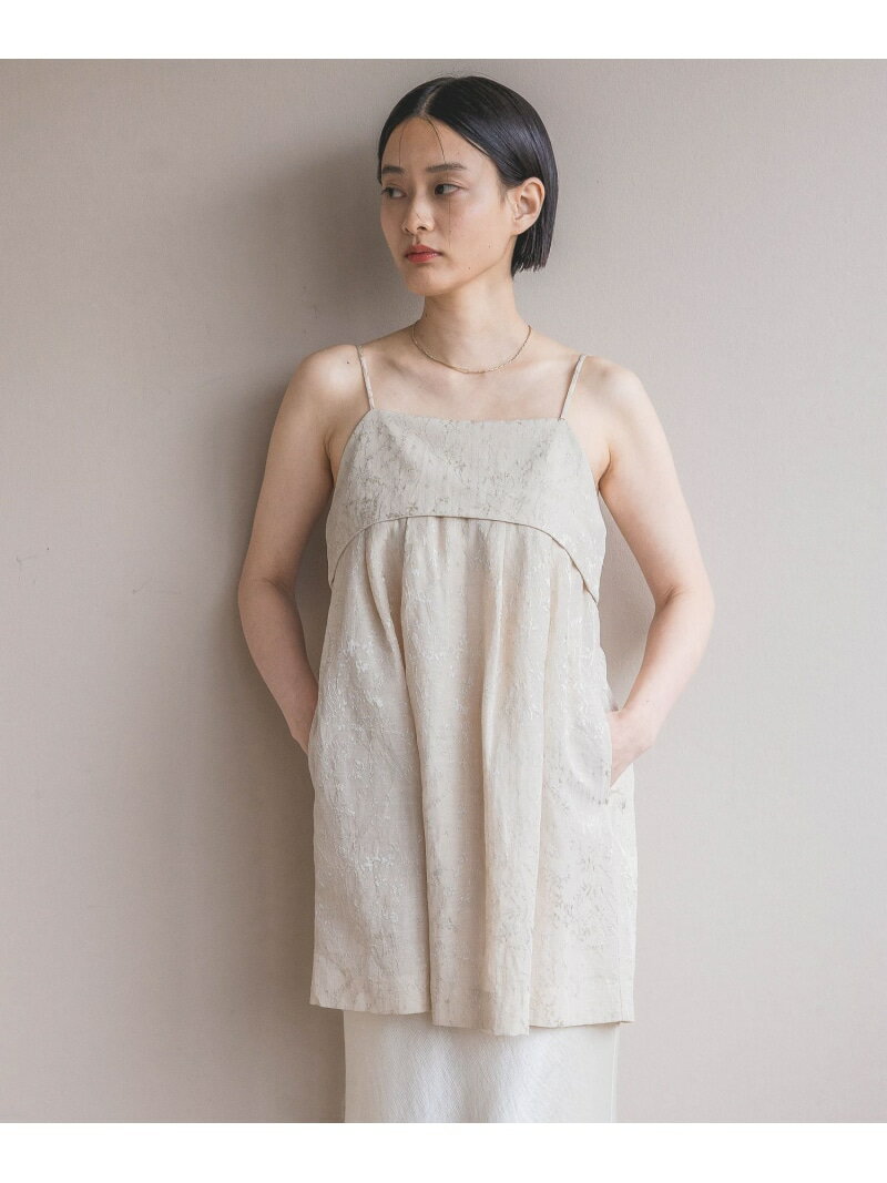 【SALE／45%OFF】ジャガードチュニックキャミワンピース A part by アパートバイ ワンピース・ドレス ワンピース ベージュ ブラック グリーン【RBA_E】【送料無料】[Rakuten Fashion]