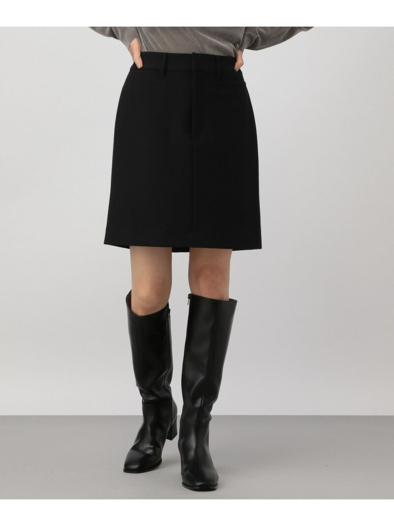 【SALE／37%OFF】(W)ダブルクロスミニSK apart by lowrys アパートバイローリーズ スカート ミニスカート ブラック ベージュ【RBA_E】【送料無料】[Rakuten Fashion]のサムネイル