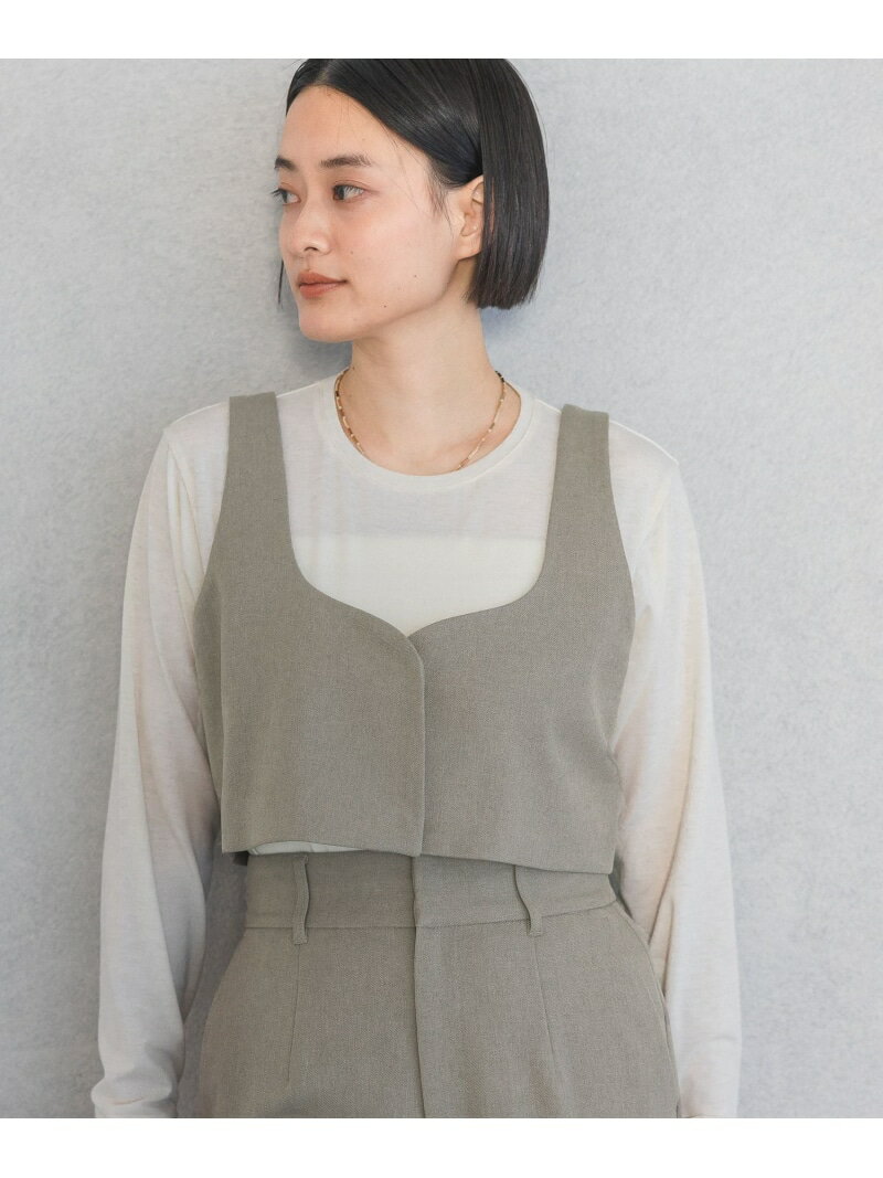 【SALE／26%OFF】【セットアップ対応】LNTサージビスチェ A part by アパートバイ トップス ベスト・ジ..