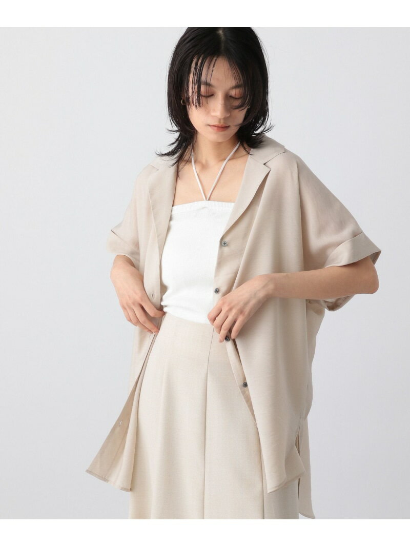 (W)シアーカイキンBIGシャツ apart by lowrys アパートバイローリーズ トップス シャツ・ブラウス ベージュ グレー ホワイト グリーン ブラウン【送料無料】[Rakuten Fashion]のサムネイル