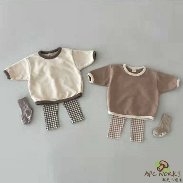 商品説明商品名くすみカラーが可愛いセットアップ おしゃれなデザインされた長袖トップスと、パンツのかわいい2点セット。 イベントシーンに着用し、冬の思い出を作ってみてください。 ・セットアップだから1枚で楽ちん ・吸汗性が良く汗ばむ日でも快適な着心地。 ・単品でも使える、お得で可愛いカットソーとパンツの2点セットです。動きやすいのも魅力です。 素材綿、ポリエステル 生産国中国サイズ 73cm　 80cm　 90cm　 100cm　 セット内容 トップス＋パンツ 注意 PC環境・光の具合により、色や素材のイメージが写真と若干異なる場合がございます。 モデル・写真に使用されているアクセサリー・小物は別途記載が無い限り付属いたしません。 商品に不良があった場合は、商品到着から5日以内にご連絡いただければご返金・交換対応させて頂きます。 商品のサイズは、全て平置きにて外寸を測定しております。 商品によっては+-0.5cm〜1cmの誤差が発生してしまう場合がございます。 該当商品は他店と在庫共有です。タイミングにより、在庫ズレが生じる場合がございます。予めご了承ください。