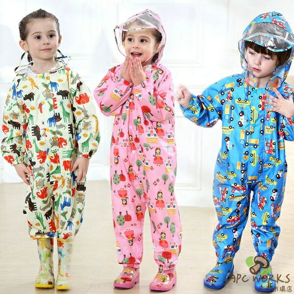 レインコート キッズ オールインワ�