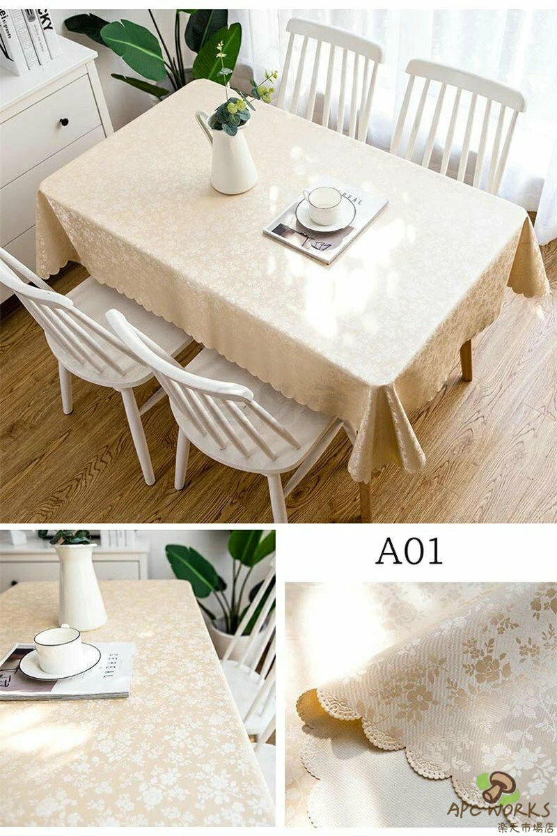 テーブルクロス 14色 11サイズ大きめ 防水 PVC製 防水防油加工 耐熱性 滑り止め テーブル クロス 高級 テーブルマット 無地 デスクマット 食卓カバー マルチカバー レストランでも採用される 撥水 耐熱 カバー 正方形 長方形 汚れ防止 装飾 飾り