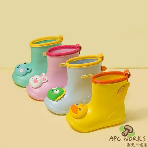 乐天商城 - 子供レインブーツ レインシューズ　梅雨対策　長靴 キッズ ジュニア 防水 雨靴 男の子 女の子 キッズ おしゃれ ラバーシューズ 黒 可愛い 子ども長靴 レイン ブーツ ボーイズ 女の子　靴 雨具 子供 子供長靴　 xz017w