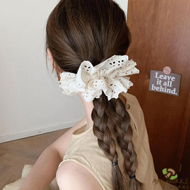 送料無料 シュシュ ヘアゴム ヘアアクセ レディース レース まとめ髪 大人 上品 デイリー 綺麗 シンプル かんたん こなれ フェミニン ファッション雑貨 オフィス 通勤 お呼ばれ 披露宴 成人式 卒業式 入学式 おしゃれ シンプル アクセサリー人気
