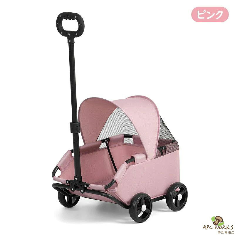 【送料無料】折り畳み式ペットバギー 多機能 自立式 4輪ペットカート 小型犬 中型...