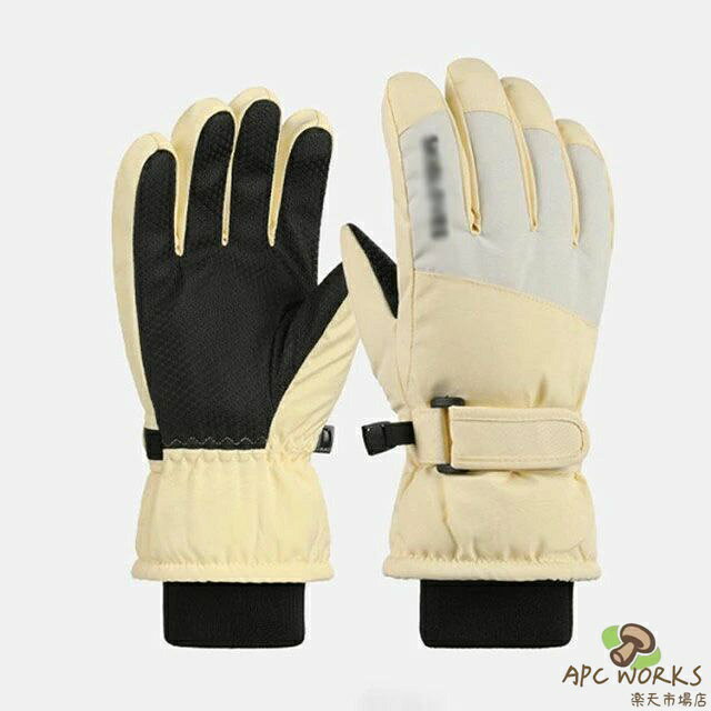 APC WORKS楽天市場店のスノー手袋 キッズ スキーグローブ スノー手袋 ノーボードグローブ キッズ ミトンタイプ 保温 防寒手袋 子供用 雪かき防止 防風 防水 通気 冬用 一体式 ロンググローブ フィット 雪遊び スキーバイク アウトドア 登山 スノーボード用 クリスマス｜アングル3