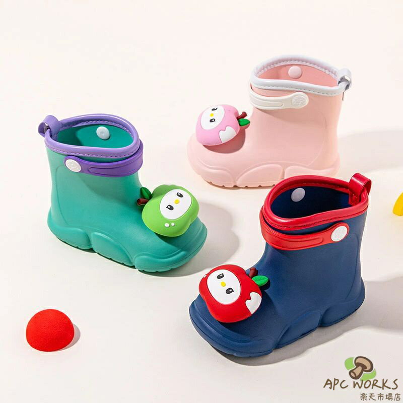 長靴 男の子女の子 持ち運び便利 レインブーツ キッズ 雨靴 子供 軽量 滑り止め 柔らか キャラクター 梅雨対策 通園