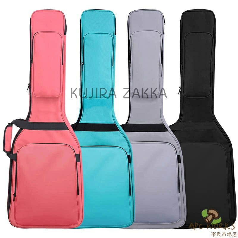 ベースギター バッグ エレクトリックベース ケース ギターケース ギグバッグ エレクトリックベースケース ベースエレキ ギター用 エレクトリックギター ネック付き 枕 軽量 ソフト ケース 大容量ポケット付き 頑丈 耐久 リュック型 肩掛け手提げ