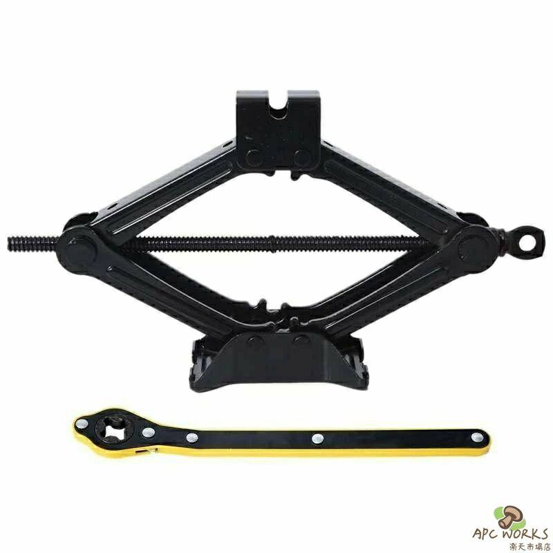 【送料無料】パンタジャッキ パンタ ジャッキ 省力レンチ付き 手動式 1トン1.5トン2トン2.5トン 汎用 手動 タイヤ交換 ホイール交換 ジャッキ ノーマルタイヤ 軽自動車 ワゴン車 装着 車 カー用品