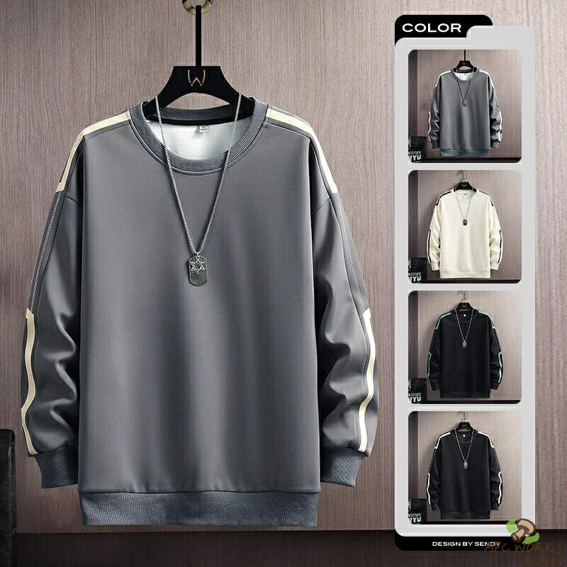 【送料無料】メンズ トレーナー おしゃれ 秋 冬 長袖 tシャツ プルオーバー パーカー uネック 学生 秋冬 トレーナー メンズ ブランド トップス 人気 ロングtシャツ 春 秋服 韓国風 カジュアル 大きい サイズ メンズファッション オシャレ プレゼント