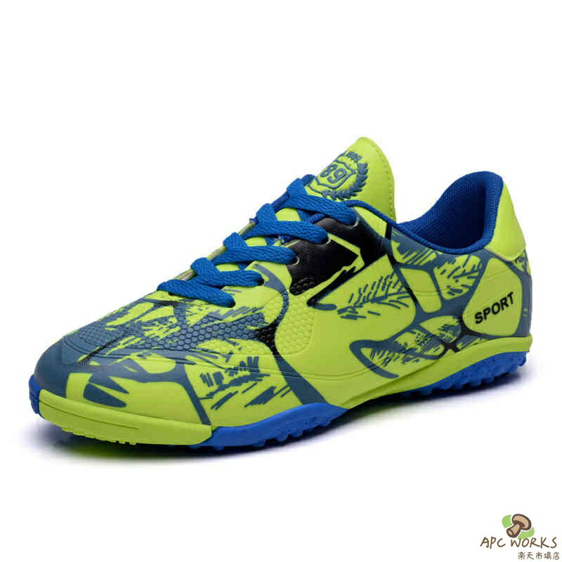 【送料無料】キッズ サッカーシューズ フットサル ターフシューズ 固定式スパイク 男女兼用 男の子 女の子 ジュニア サッカースパイクシューズ トレーニングシューズ スニーカー 運動靴 練習用 おしゃれ 滑り止め 軽量