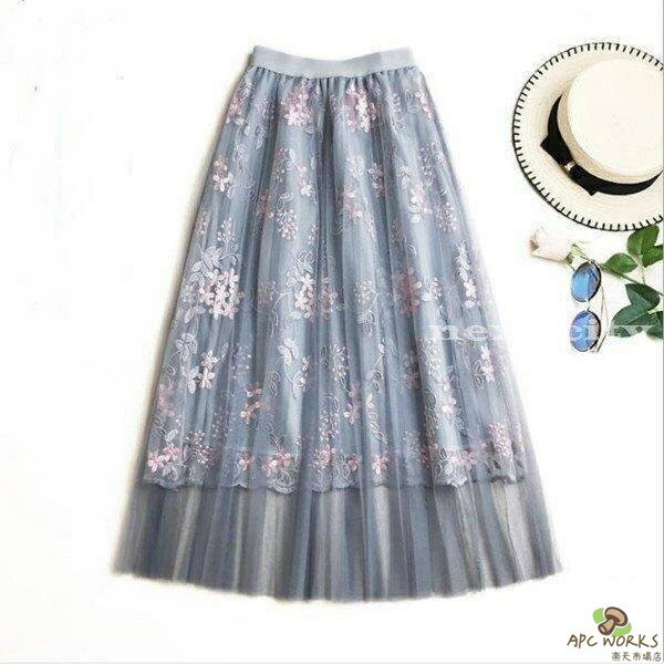 乐天商城 - 【送料無料】スカート ふんわり マキシスカート フレア マキシ ロングスカート ウエストゴム 春秋新作 ロングスカート