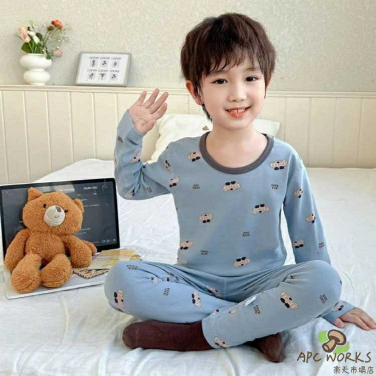 パジャマ キッズ 冬 長袖 男の子 女の子 上下セット 子供パジャマ 長袖パジャマ 子供 子ども こども 子供服 ベビー ベビーパジャマ 部屋着 寝巻き セットアップ キッズパジャマ 寝巻 ルームウェア かわいい 秋冬 春