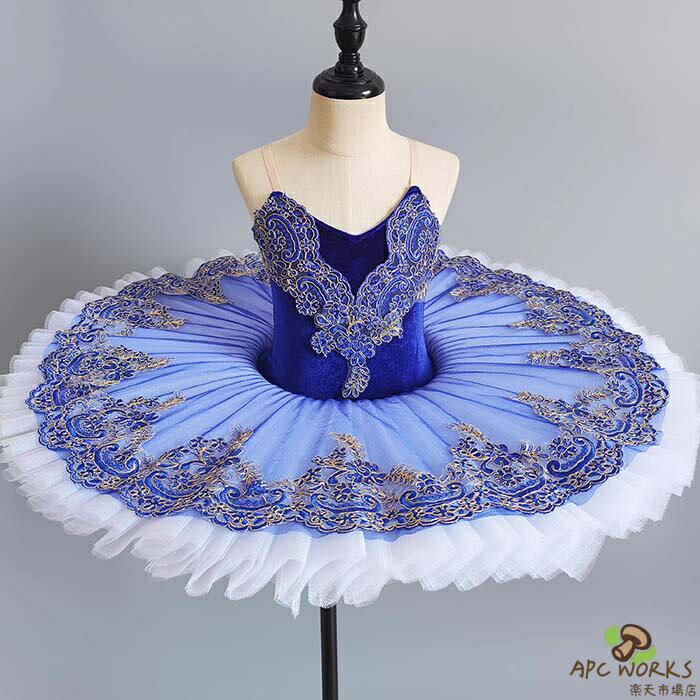 バレエ チュチュ 子供ダンス衣装 演出バレエ 子供用舞台衣装 バレエ発表会 バレエ形体服 レオタード 女の子 可愛い バレエダンス ダンス服 Tutuスカート 練習着 演出用 舞台 ステージ衣装 ダンス 発表会 演奏会 100 110 120 130 140 150 160 170 ブルー