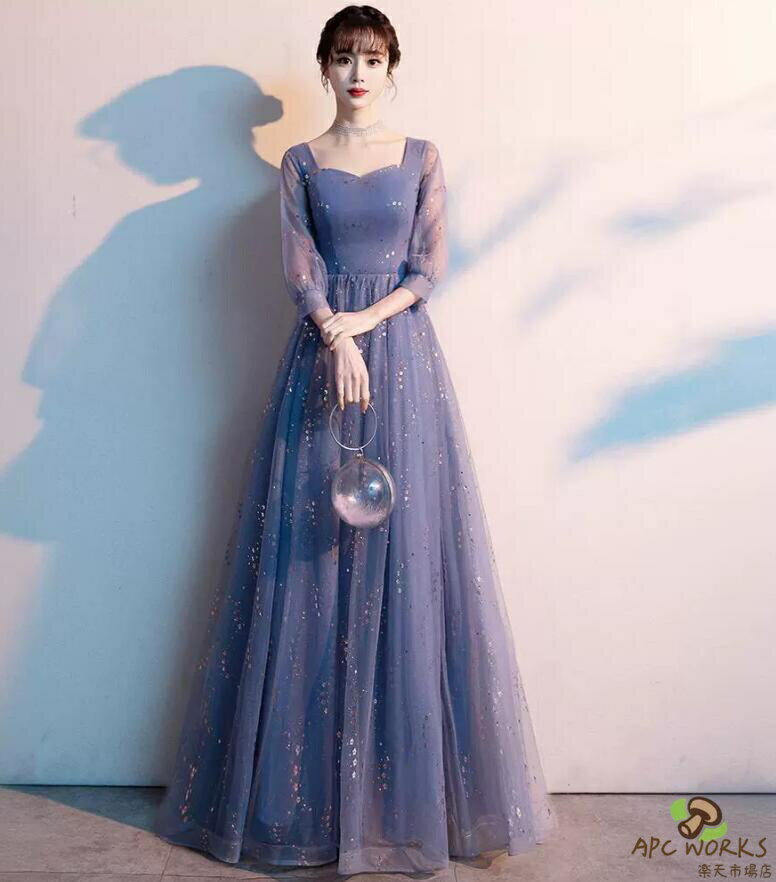 乐天商城 - パーティードレス ロングドレス ピアノ 発表会 ロング丈 演奏会 披露宴 二次会 お呼ばれ 大きいサイズ 大人 イブニングドレス ロング丈 ドレス 大人 忘年会 結婚式 ディナーパーティー ウェディングドレス 演奏会 コンサート衣装 ステージ衣装 二次会ドレス 合唱服 団体服