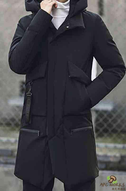 乐天商城 - ダウンジャケット メンズ 40代 ショート 細身 大きいサイズ フード スリム 防水 ボア 黒 おしゃれ 冬 秋 ロングコート アウター ダウン 防寒 ビジネス ロング 春 コート おすすめ 暖かい 軽量 ブランド 人気 中綿 軽い 光沢 白 高級 ブランド tps-824