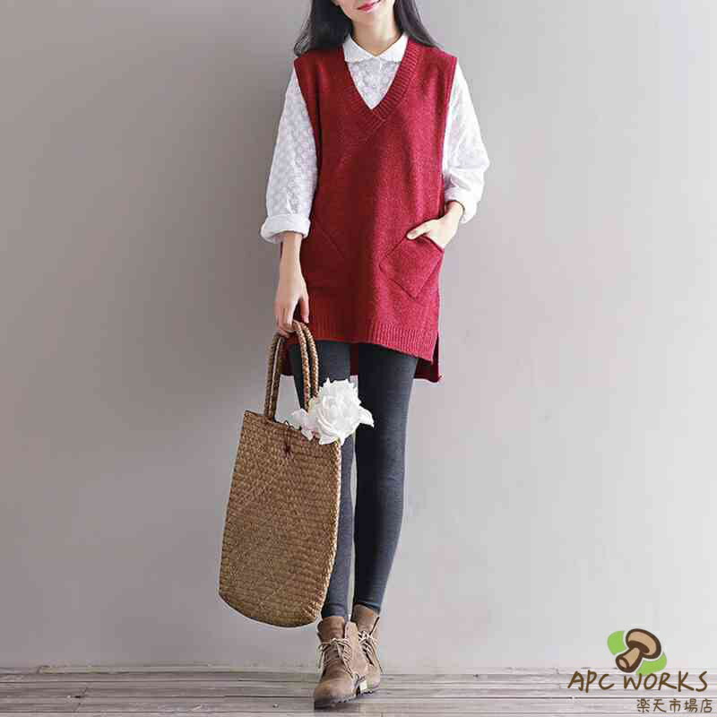 乐天商城 - ベスト レディース 部屋着 ウール シニア スポーツ キルト インナー 秋 中綿 アウター スーツ 羽毛 可愛い ダウン 黒 冬 キルティング 人気 春 アーガイル ブランド あったか お年寄り おしゃれ 襟なし ロング 前開き 厚手 ニット フリース ブランド tps-1927