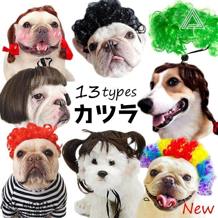 犬 猫 ハロウィン カツラ コスプレ パーマ アフロ おもしろグッズ 変装 フレンチブルドッグ ペット服 服 可愛い 猫服 犬用 面白い コスチューム 小型犬 中型犬 大型犬 変身服 出掛け 撮影道具