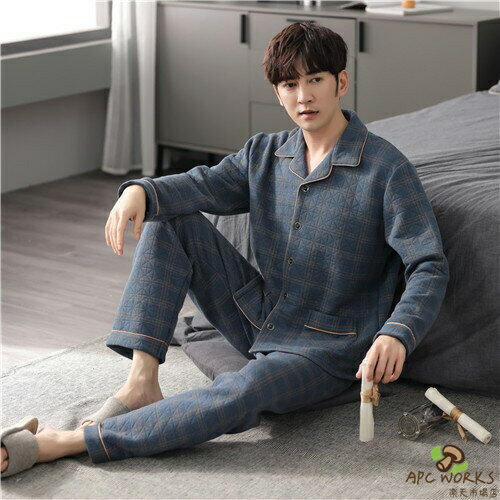 パジャマ メンズ 長袖 綿 厚手 セットアップ 春秋 冬用 ルームウェア 前開き メンズ 上下セット 大人 紳士 おしゃれ パジャマ メンズ 大きいサイズ かっこいい プレゼント 父の日 部屋着 人気 寝返りしやすい お洒落 肌触りがいい 通気性 が良い 送料無料 シンプル チェック