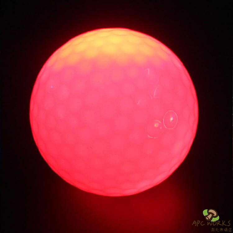8個セット 打つと光る！ゴルフボール LED 高弾性 ゴルフプレゼント 光る ゴルフボ...