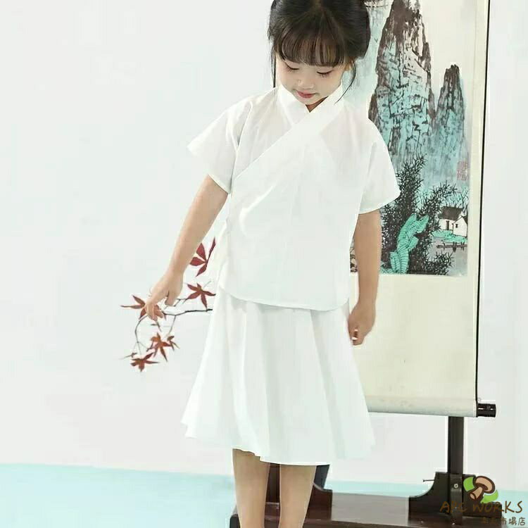 上下セット 七五三 襦袢 Tシャツ 子供用 半襦袢 着物 簡単 衿付き きもの インナー...