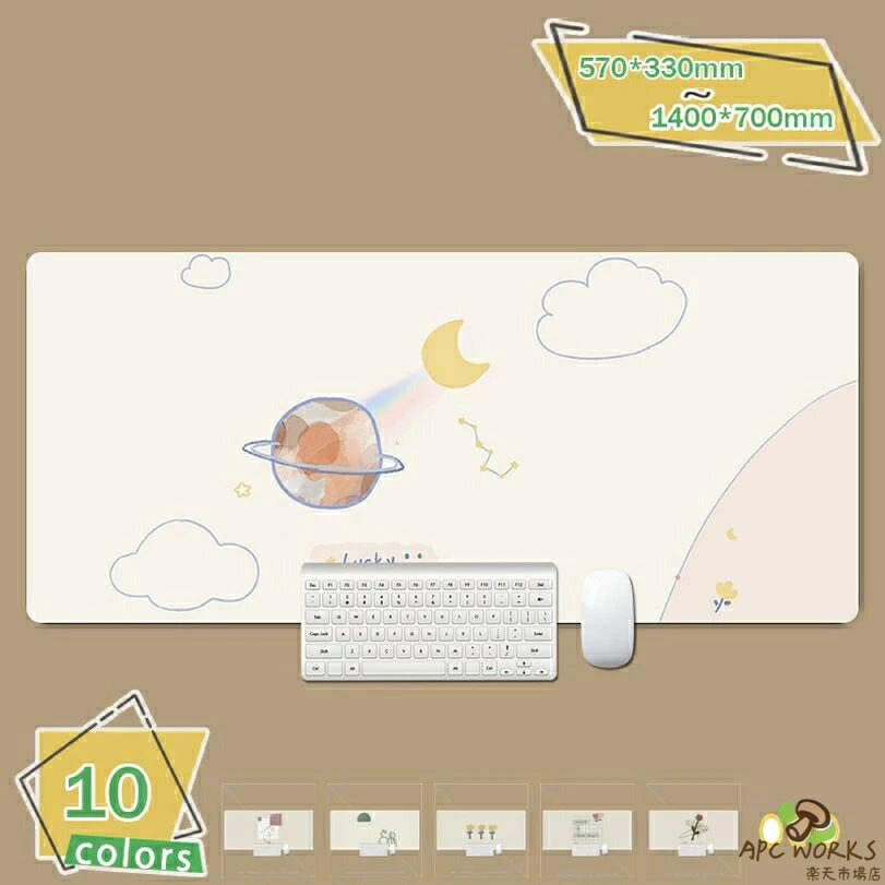 乐天商城 - マウスパッド 大型マウスパッド 薄い 大型キーボードパッド 事務机 パソコンマット PUレザー 両面 防水デスクパッド 事務机 オフィス及び自宅用 アニマル柄 可愛い オシャレ ゲーミングマウスパット 汚れ防止 RaogtCYU