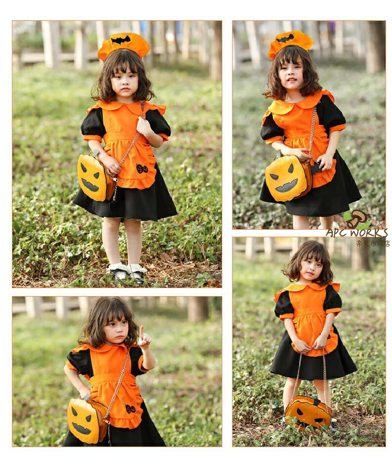 バッグ ショルダーバッグ カバン ハロウィン 子供 可愛い かぼちゃ 小学生 女の子 ...