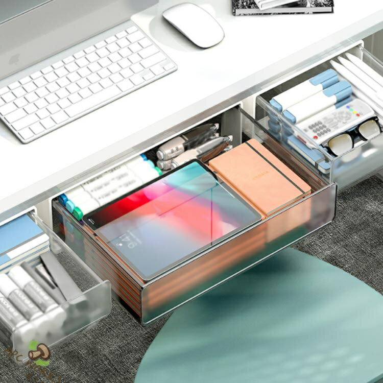 引き出し 後付け デスクした テーブル 卓上収納 デスク 机 収納 DIY トレー 整理 ...