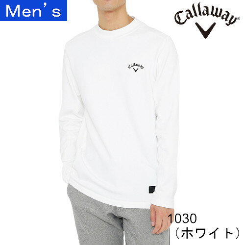 【アウトレット】【秋冬モデル】《キャロウェイ　Callaway　apparel》ゴルフウェア　メンズハイネックシャツC21233109_1030-9500